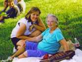 Dawn with grandma Edna